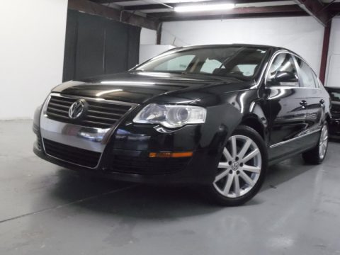 Deep Black Volkswagen Passat 2.0T Sedan.  Click to enlarge.