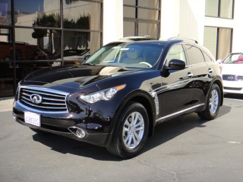 Malbec Black Infiniti FX 35 AWD.  Click to enlarge.