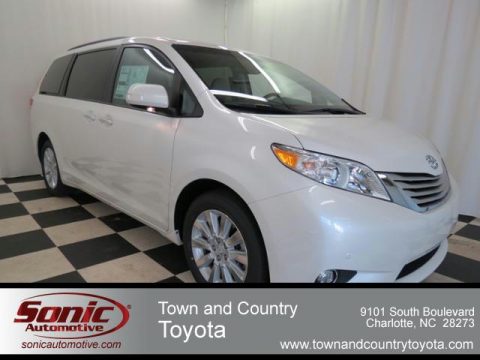 Blizzard White Pearl Toyota Sienna Limited AWD. Click to enlarge. Blizzard White Pearl Toyota Sienna Limited AWD. Click to enlarge.