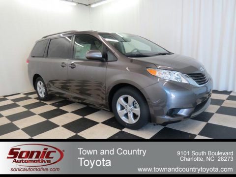 Predawn Gray Mica Toyota Sienna LE.  Click to enlarge.