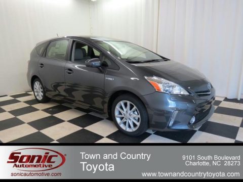 Magnetic Gray Metallic Toyota Prius v Five Hybrid.  Click to enlarge.
