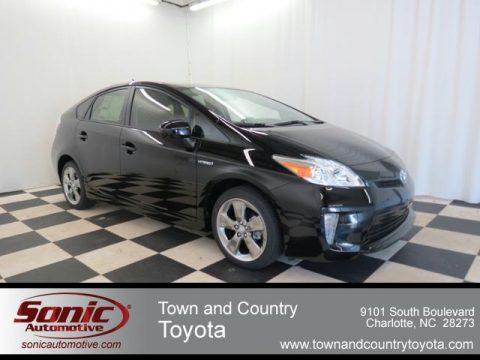 Black Toyota Prius Persona Series Hybrid.  Click to enlarge.