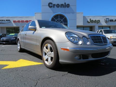 Pewter Metallic Mercedes-Benz E 500 Sedan.  Click to enlarge.