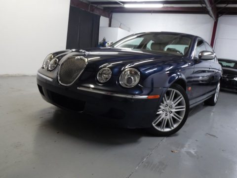 Indigo Blue Jaguar S-Type 3.0.  Click to enlarge.