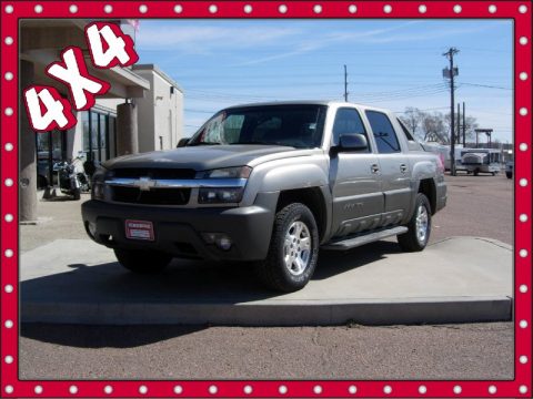Light Pewter Metallic Chevrolet Avalanche Z71 4x4.  Click to enlarge.