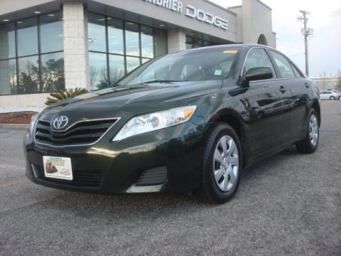 Spruce Mica Toyota Camry LE.  Click to enlarge.