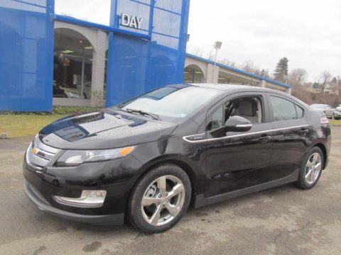 Black Chevrolet Volt .  Click to enlarge.