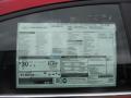  2013 Chevrolet Cruze LT/RS Window Sticker #7