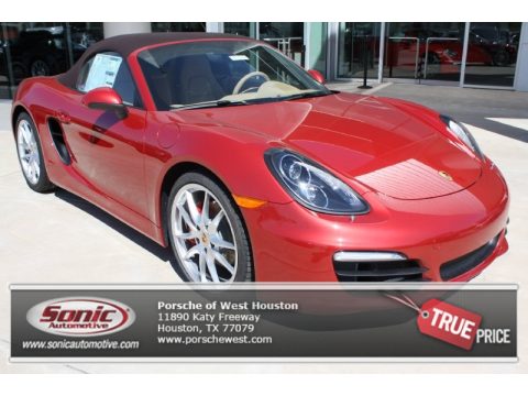 Amaranth Red Metallic Porsche Boxster S.  Click to enlarge.