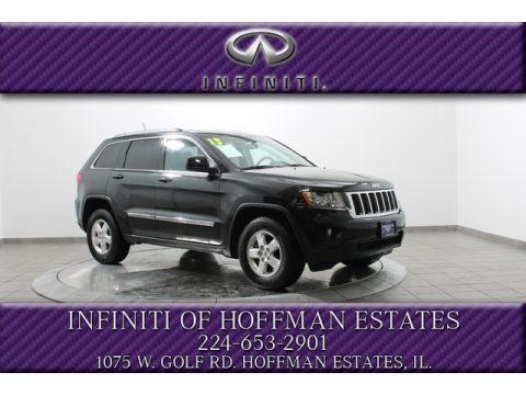 Brilliant Black Crystal Pearl Jeep Grand Cherokee Laredo X Package 4x4.  Click to enlarge.
