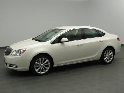 White Diamond Tricoat Buick Verano FWD.  Click to enlarge.