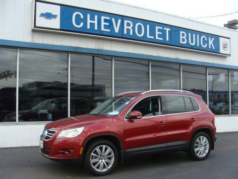 Wild Cherry Metallic Volkswagen Tiguan S 4Motion.  Click to enlarge.