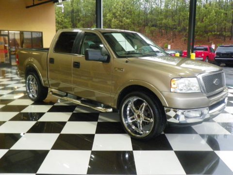 Arizona Beige Metallic Ford F150 Lariat SuperCrew.  Click to enlarge.