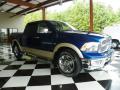 2011 Dodge Ram 1500 Laramie Crew Cab Deep Water Blue Pearl 2011 Dodge Ram 1500 Laramie Crew Cab Deep Water Blue Pearl