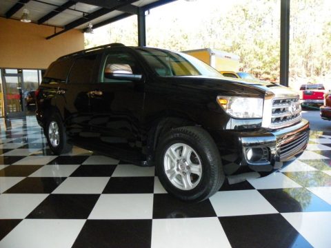 Black Toyota Sequoia Limited.  Click to enlarge.