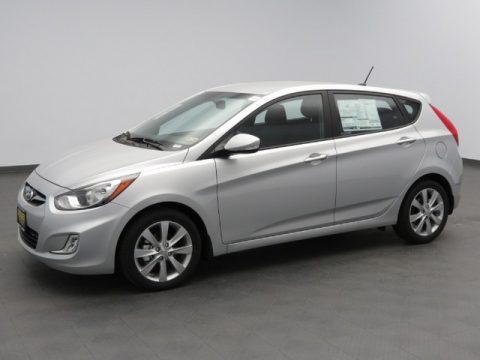 Ironman Silver Hyundai Accent SE 5 Door.  Click to enlarge.