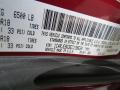 Jeep Color Code PRP Deep Cherry Red Crystal Pearl #12