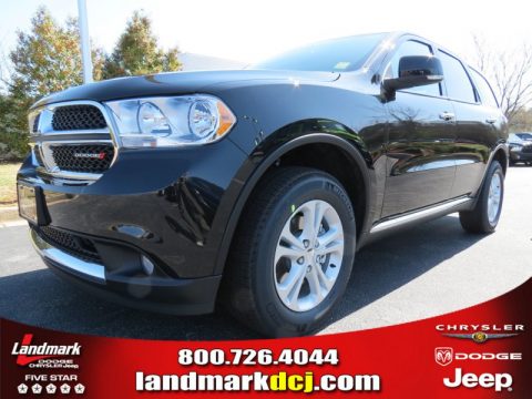 Brilliant Black Crystal Pearl Dodge Durango Crew.  Click to enlarge.