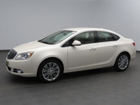White Diamond Tricoat Buick Verano FWD.  Click to enlarge.