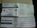 2012 Jaguar XF Window Sticker #20 2012 Jaguar XF Window Sticker #20
