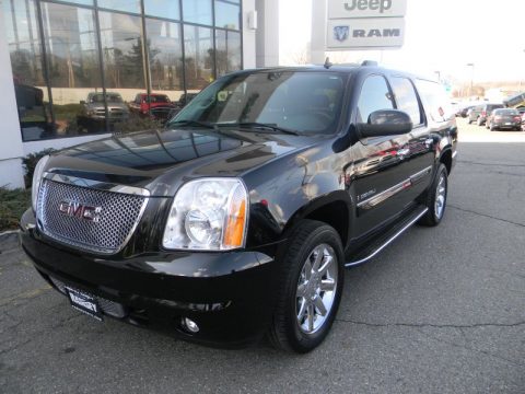 Onyx Black GMC Yukon XL Denali AWD.  Click to enlarge.