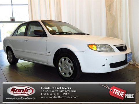 Pure White Mazda Protege DX. Click to enlarge. Pure White Mazda Protege DX. Click to enlarge.