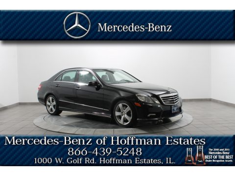 Obsidian Black Metallic Mercedes-Benz E 350 4Matic Sedan.  Click to enlarge.
