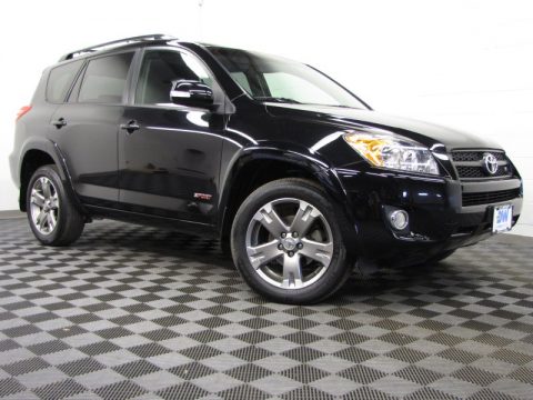 Black Toyota RAV4 Sport V6 4WD.  Click to enlarge.