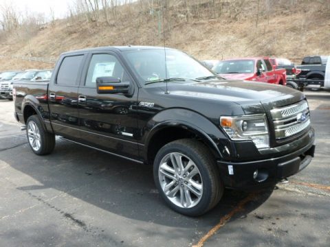 Tuxedo Black Metallic Ford F150 Limited SuperCrew 4x4.  Click to enlarge.
