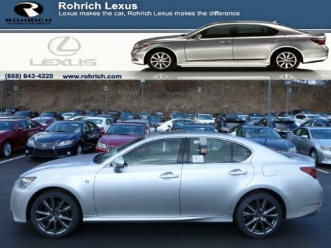 Liquid Platinum Lexus GS 350 AWD F Sport.  Click to enlarge.