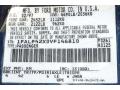 Ford Color Code KM Moonlight Blue Metallic #30