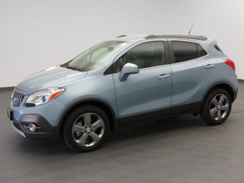 Glacier Blue Metallic Buick Encore Leather.  Click to enlarge.