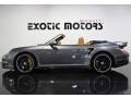2011 Porsche 911 Turbo S Cabriolet Meteor Grey Metallic 2011 Porsche 911 Turbo S Cabriolet Meteor Grey Metallic
