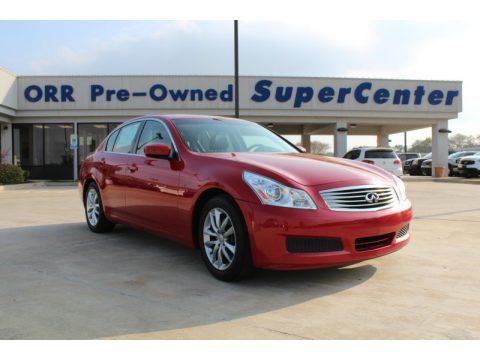 Garnet Ember Infiniti G 37 Sedan.  Click to enlarge.