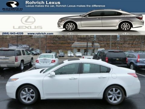 Bellanova White Pearl Acura TL 3.5 Technology.  Click to enlarge.