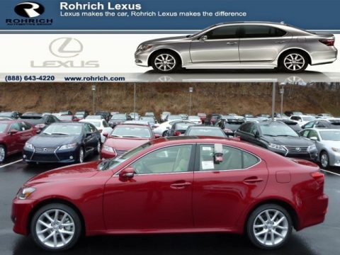 Matador Red Mica Lexus IS 250 AWD.  Click to enlarge.