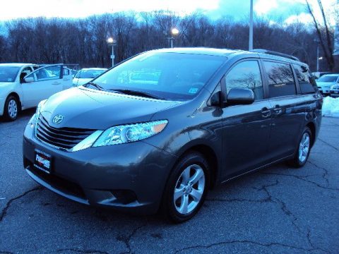 Predawn Gray Mica Toyota Sienna LE. Click to enlarge. Predawn Gray Mica Toyota Sienna LE. Click to enlarge.