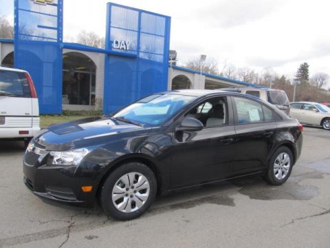 Black Granite Metallic Chevrolet Cruze LS.  Click to enlarge.