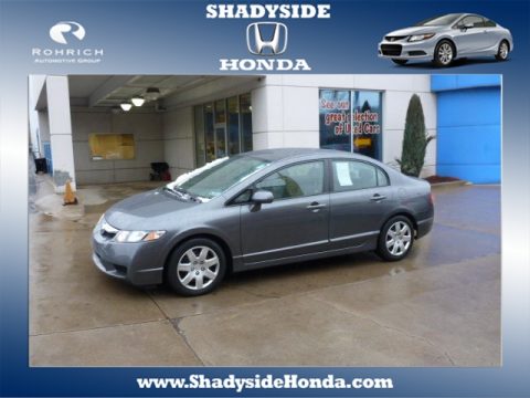 Polished Metal Metallic Honda Civic LX Sedan.  Click to enlarge.