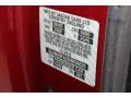 Jaguar Color Code CHN Claret Red Metallic #28