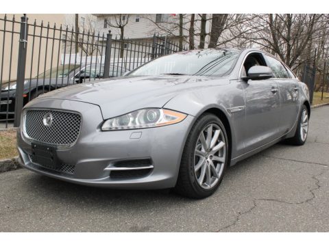 Lunar Grey Metallic Jaguar XJ XJL.  Click to enlarge.