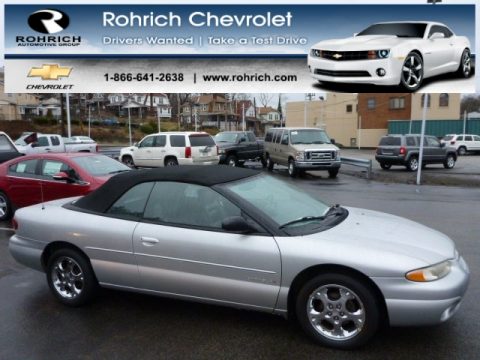 Bright Silver Metallic Chrysler Sebring JXi Convertible.  Click to enlarge.