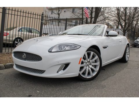 Polaris White Jaguar XK XK Convertible.  Click to enlarge.