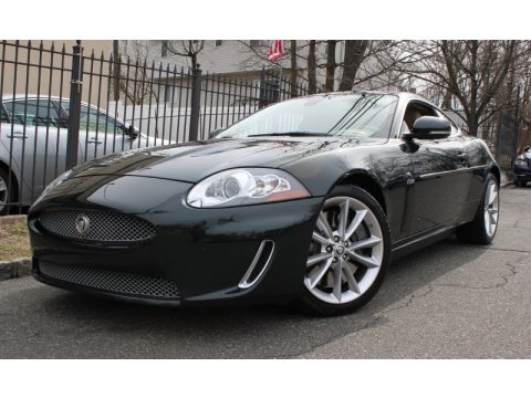 Botanical Green Metallic Jaguar XK XKR Coupe.  Click to enlarge.