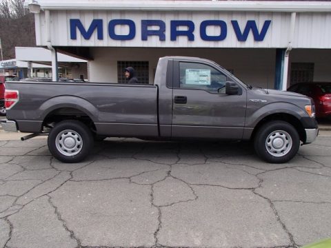 Sterling Gray Metallic Ford F150 XL Regular Cab.  Click to enlarge.