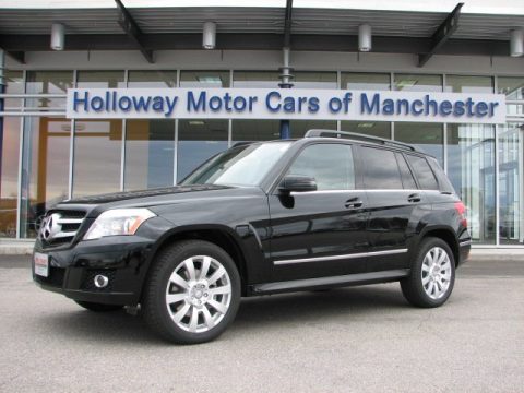 Black Mercedes-Benz GLK 350 4Matic.  Click to enlarge.