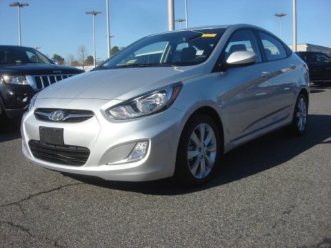 Ironman Silver Hyundai Accent GLS 4 Door.  Click to enlarge.