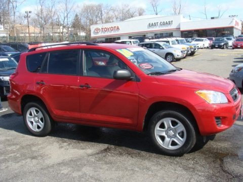 Barcelona Red Metallic Toyota RAV4 I4 4WD. Click to enlarge. Barcelona Red Metallic Toyota RAV4 I4 4WD. Click to enlarge.
