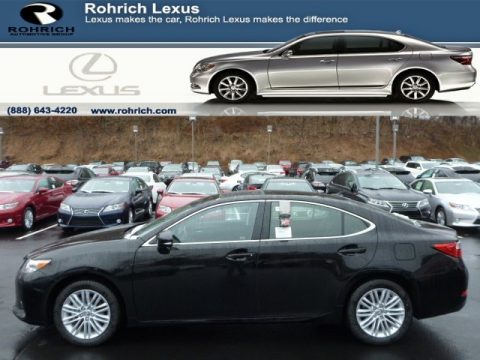 Obsidian Black Lexus ES 350.  Click to enlarge.