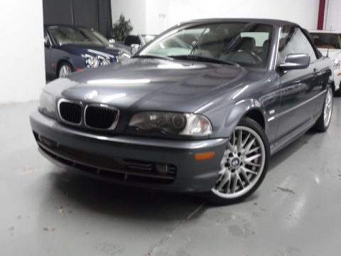 Steel Grey Metallic BMW 3 Series 330i Convertible.  Click to enlarge.